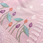 Baby Pink Floral Pichwai Design Embroidered Organza Saree