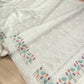 Pastel Blue Floral Pichwai Design Embroidered Organza Saree