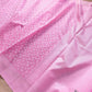 Light Pink Resham Work Allover Straight Line Buti Banarasi Cotton Saree