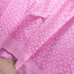 Light Pink Resham Work Allover Straight Line Buti Banarasi Cotton Saree