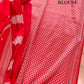 Bright Red Pure Katan Silk Handloom Banarasi Saree