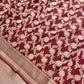 Dark Maroon Pure Katan Silk Handloom Banarasi Saree