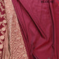 Dark Maroon Pure Katan Silk Handloom Banarasi Saree