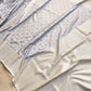Grey Geometric Pattern Jamewar Weaved Banarasi Soft Mashru Silk Saree