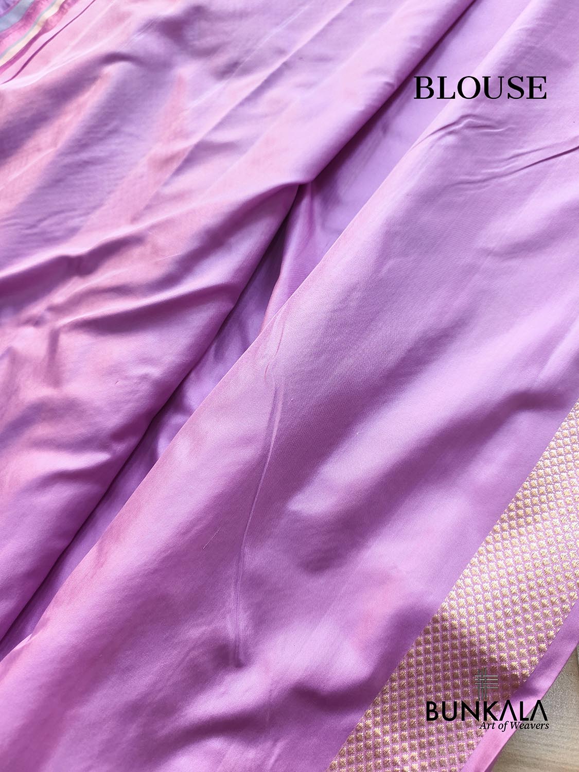 Lavender Ektara Designer Border Paisley Buta Kadwa Handloom Banarasi Pure Katan Silk Saree