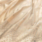 Beige Mashru Silk Jamewar Weaved Soft Mashru Silk Allover Buti Banarasi Saree