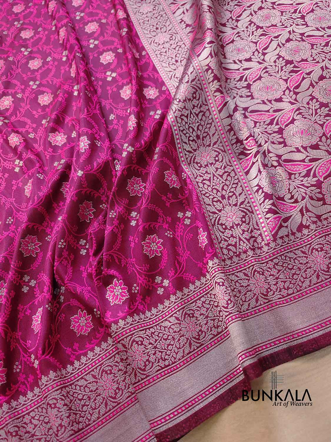 Buy Banarasi Mashru Silk Sarees Online at Bunkala - Elevate Your Style ...