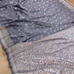 Grey Soft Mashru Silk Jamewar Weaved Floral Jaal Design Banarasi Saree