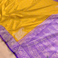 Mustard Yellow Koniya Kadwa Buti Handweaved Banarasi Pure Katan Silk Saree