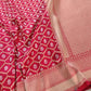 Red Traditional Pure Katan Silk Sona Rupa Zari HandloomJaal Design Banarasi Saree