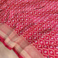 Red Traditional Pure Katan Silk Sona Rupa Zari HandloomJaal Design Banarasi Saree