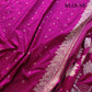 Jamuni Purple Meenakari Sona Rupa Kadwa Hand Weaved Banarasi Pure Katan Silk Saree