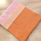 Pastel Pink Checks Border Kadwa Hand Weaved Buta Banarasi Pure Katan Silk Saree