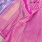 Light Purple Floral Buta Kadwa Hand Weaved Banarasi Pure Tissue Silk Saree