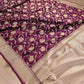 Dark Purple Jaal Sona Rupa Banarasi Silk Saree