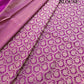 Hot Pink Meenakari Silver Gold Rose Buti Handloom Banarasi Pure Katan Silk Saree