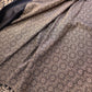 Jet Black Buta Weaved Banarasi Mashru Silk Floral Border Saree 
