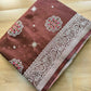 Brown Meenakari Buta Banarasi Mashru Silk Saree