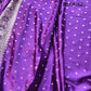 Purple Floral Jaal Meenakari Banarasi Mashru Silk Saree