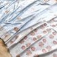 Ice Blue Flower Meena Buta Banarasi Mashru Silk Saree