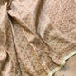 Pastel Yellow Brocade Antique Zari Weaved Banarasi Resham Silk Saree