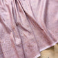 Lavender Brocade Antique Zari Weaved Leaf Design Banarasi Resham Silk Saree