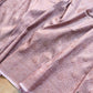 Lavender Brocade Antique Zari Weaved Leaf Design Banarasi Resham Silk Saree