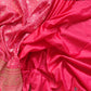 Pink Jamewar Weaved Soft Mashru Silk Floral Jaal Design Banarasi Saree