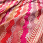 Red Rangkat Hand Kadwa Weaved Banarasi Pure Katan Silk Saree