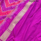 Pink Two Shade Zig Zag Buti Design Weaved Banarasi Silk Saree