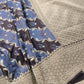 Rangkat Black and Grey Buti Weaved Banarasi Silk Saree