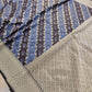 Rangkat Black and Grey Buti Weaved Banarasi Silk Saree