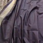 Rangkat Black and Grey Buti Weaved Banarasi Silk Saree