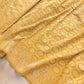 Yellow Oval Pattern Buta Sona Rupa Weaved Banarasi Silk Saree