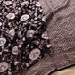 Jet Black Sona Rupa Pure Georgette Floral Jaal Design Handloom Banarasi Saree