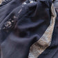 Jet Black Sona Rupa Pure Georgette Floral Jaal Design Handloom Banarasi Saree