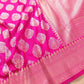 Pink Silk Buta Banarasi Saree