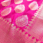Pink Silk Buta Banarasi Saree