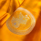 Mustard Yellow Birds Jharokha Design Sona Rupa Banarasi Mashru Organza Silk Saree