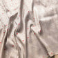 Silver Grey Pure Katan Silk Silver Zari Brocade Meenakari Handloom Banarasi Saree