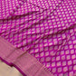 Magenta Pink Buti Banarasi Silk Saree