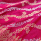 Shot Pink Leheriya Banarasi Silk Saree
