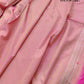Gajri Pink Zig Zag Design Jamewar Weaved Banarasi Soft Mashru Silk Saree