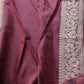 Black Floral Jaal Jamewar Weaved Banarasi Soft Mashru Silk Saree
