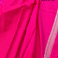 Hot Pink Floral Jaal Jamewar Weaved Banarasi Soft Mashru Silk Saree
