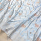 Ice Blue Meena Floral Jaal Weaved Banarasi Mashru Silk Saree