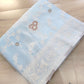 Ice Blue Meena Floral Jaal Weaved Banarasi Mashru Silk Saree