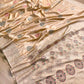 Off White Meenakari Motif Banarasi Mashru Silk Saree