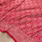 Red Jangla Banarasi Silk Saree