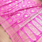 Pink Jaal Banarasi Silk Saree